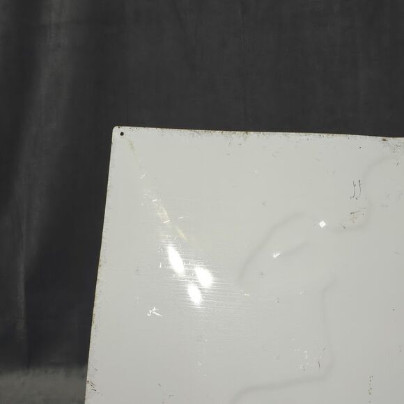 Vintage Chromolithograph on Metal Colgate Talcum Powder Advertising Sign - Picture 11 of 16